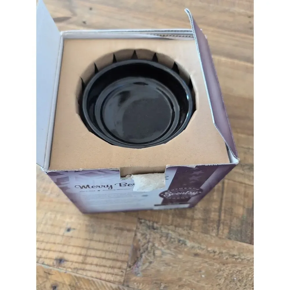 Scentsy Merry Berry Christmas Wax Holiday Edition Warmer‎ Red W/ Box!!